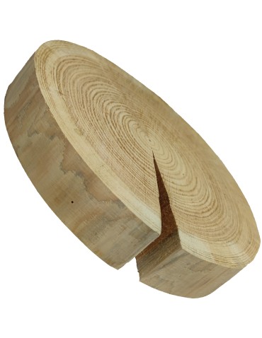 Holzscheibe Lärche, Durchmesser 20-25 cm, Dicke 4 cm, ohne Rinde - product 2