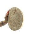 Holzscheibe Lärche, Durchmesser 15-20 cm, Dicke 2,5 cm, ohne Rinde