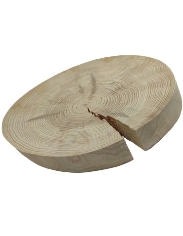 Holzscheibe Kiefer, Durchmesser 20-25 cm, Dicke 3 cm, ohne Rinde