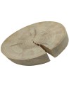 Holzscheibe Kiefer, Durchmesser 20-25 cm, Dicke 3 cm, ohne Rinde