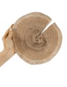 Holzscheibe Eiche, Durchmesser 15-20 cm, Dicke 2 cm, ohne Rinde