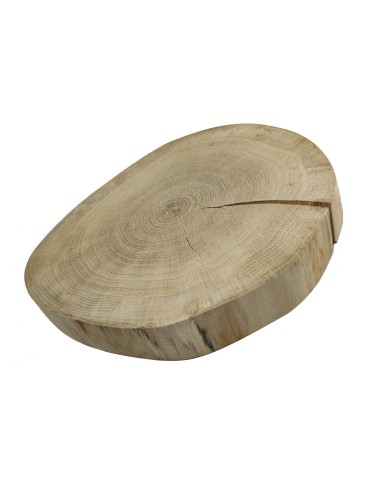 Holzscheibe Eiche, Durchmesser 20-25 cm, Dicke 4 cm, ohne Rinde - product 2