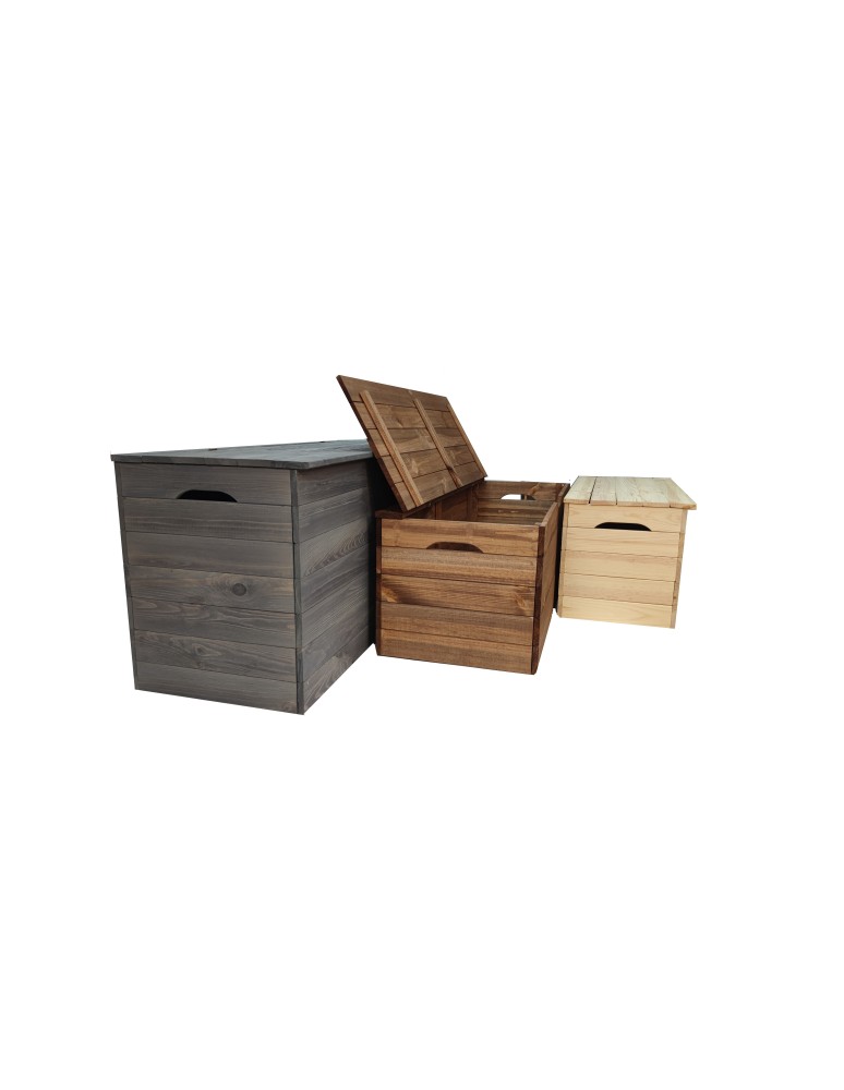 Truhe / Holztruhe - Holztruhe  Truhenbank Sitzbank  Spielzeugkiste - KUD, Size S (34x75x33 cm)/ unbehandelt - product new.modo24.de 12