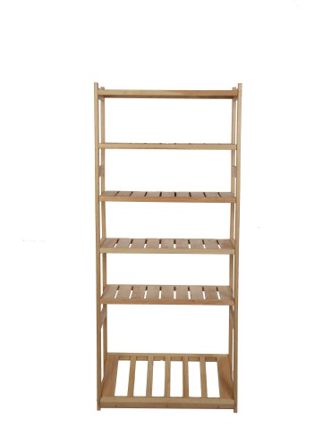 Holzregal Serie LSR ( 162,6 x70x33 cm) , 6 Böden (P5, W0, K1) /Kiefernholz UNBEHANDELT - product 2