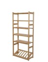 Holzregal Serie LSR ( 162,6 x70x33 cm) , 6 Böden (P5, W0, K1) /Kiefernholz UNBEHANDELT