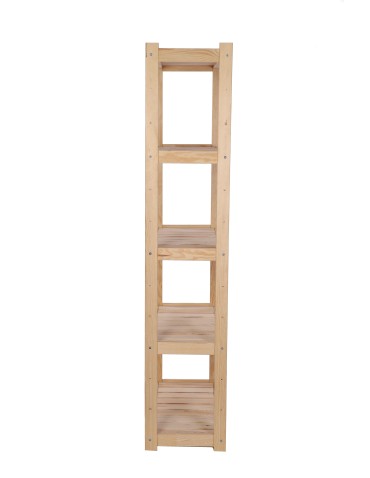 Holzregal Serie LSR ( 162,6 x70x33 cm) , 5 Böden (P5, W0, K0) /Kiefernholz UNBEHANDELT - product 2