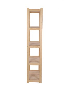 Holzregal Serie LSR ( 162,6 x70x33 cm) , 5 Böden (P5, W0, K0) /Kiefernholz UNBEHANDELT - product 2