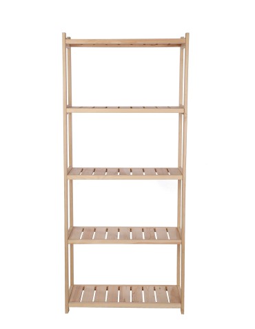 Holzregal Serie LSR ( 162,6 x70x33 cm) , 5 Böden (P5, W0, K0) /Kiefernholz UNBEHANDELT