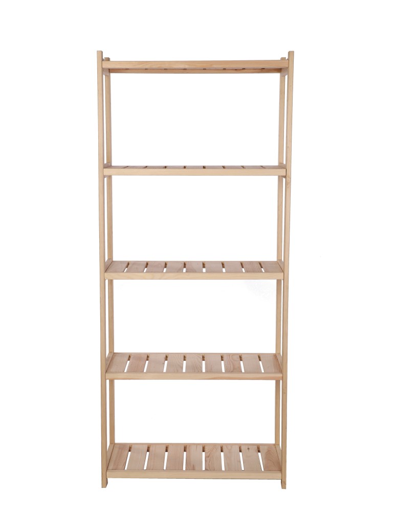 Serie LSR - Holzregal Serie LSR ( 162,6 x70x33 cm) , 5 Böden (P5, W0, K0) /Kiefernholz UNBEHANDELT - product new.modo24.de 1