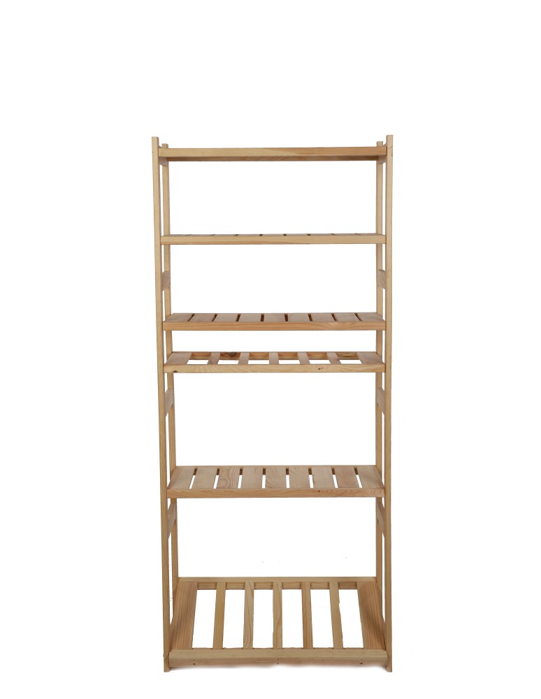 Serie LSR - Holzregal Serie LSR ( 162,6 x70x33 cm) , 6 Böden (P4, W1, K1) /Kiefernholz UNBEHANDELT - product new.modo24.de 1