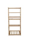 Holzregal Serie LSR ( 162,6 x70x33 cm) , 6 Böden (P4, W1, K1) /Kiefernholz UNBEHANDELT