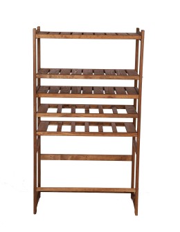 Holzregal Serie LSR ( 124,2 x70x33 cm) , 6 Böden (P3, W2, K1) /Kiefernholz gebeizt in BRAUN - product 2