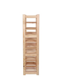 Holzregal Serie LSR ( 124,2 x70x33 cm) , 10 Böden (P0, W10, K0) /Kiefernholz UNBEHANDELT - product 2