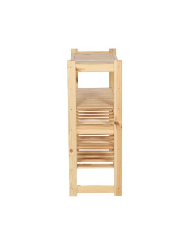 Holzregal Serie LSR ( 85,8 x70x33 cm) , 5 Böden (P2, W3, K0) /Kiefernholz UNBEHANDELT - product 2