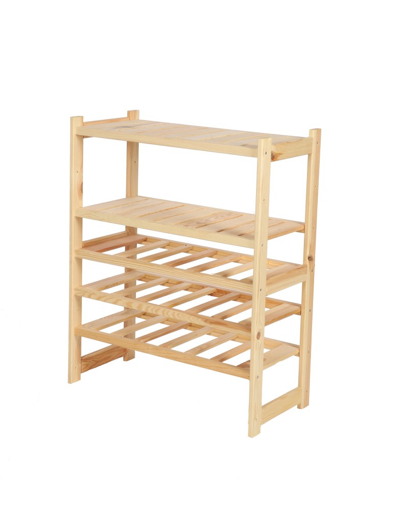 Serie LSR - Holzregal Serie LSR ( 85,8 x70x33 cm) , 5 Böden (P2, W3, K0) /Kiefernholz UNBEHANDELT - product new.modo24.de 1