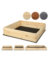 Hochbeet Pflanzkasten Blumenkasten Gemüsebeet Holz Garten ZP06/18x83x80 cm/Kiefernholz Unbehandelt