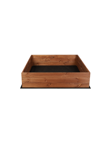 Hochbeet Pflanzkasten Blumenkasten Gemüsebeet Holz Garten ZP06/18x103x100 cm/Kiefernholz gebeizt  Braun - product 2