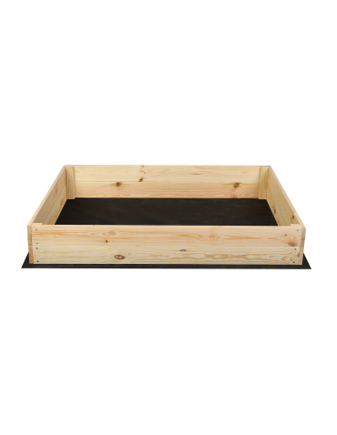 Hochbeet Pflanzkasten Blumenkasten Gemüsebeet Holz Garten ZP06/18x120x100 cm/Kiefernholz  Unbehandelt - product 2