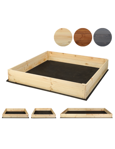Hochbeet Pflanzkasten Blumenkasten Gemüsebeet Holz Garten ZP06/18x120x117 cm/Kiefernholz  Unbehandelt