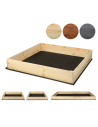 Hochbeet Pflanzkasten Blumenkasten Gemüsebeet Holz Garten ZP06/18x120x117 cm/Kiefernholz  Unbehandelt