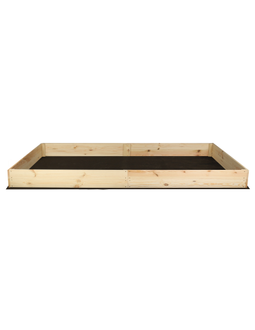 Hochbeet Pflanzkasten Blumenkasten Gemüsebeet Holz Garten ZP06/18x163x100 cm/Kiefernholz  Unbehandelt - product 2