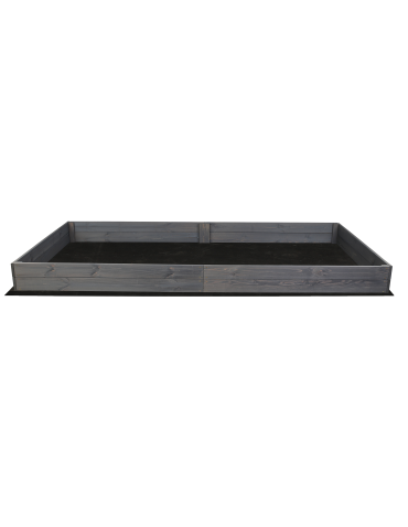 Hochbeet Pflanzkasten Blumenkasten Gemüsebeet Holz Garten ZP06/18x203x100 cm/Kiefernholz gebeizt  GRAU - product 2