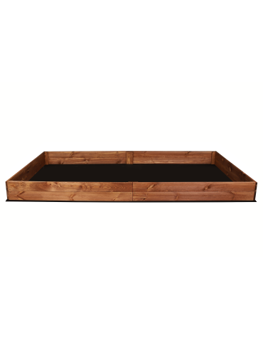 Hochbeet Pflanzkasten Blumenkasten Gemüsebeet Holz Garten ZP06/18x237x80 cm/Kiefernholz gebeizt  Braun - product 2