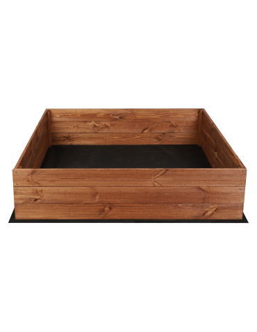 Hochbeet Pflanzkasten Blumenkasten Gemüsebeet Holz Garten ZP06/27x120x80 cm/Kiefernholz gebeizt  Braun - product 2