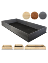 Hochbeet Pflanzkasten Blumenkasten Gemüsebeet Holz Garten ZP06/27x237x80 cm/Kiefernholz gebeizt  GRAU