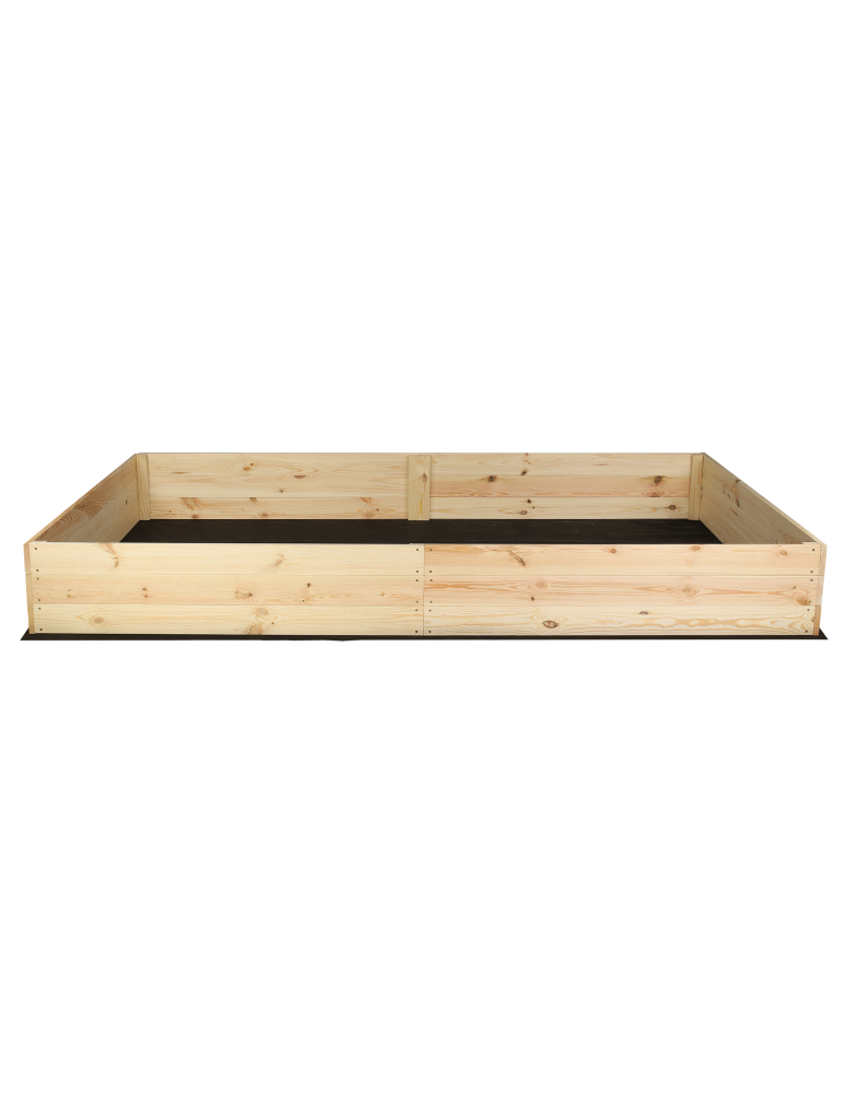 Blumenkasten und Hochbeete - Hochbeet Pflanzkasten Blumenkasten Gemüsebeet Holz Garten ZP06/27x237x100 cm/Kiefernholz Unbehandelt - product new.modo24.de 2