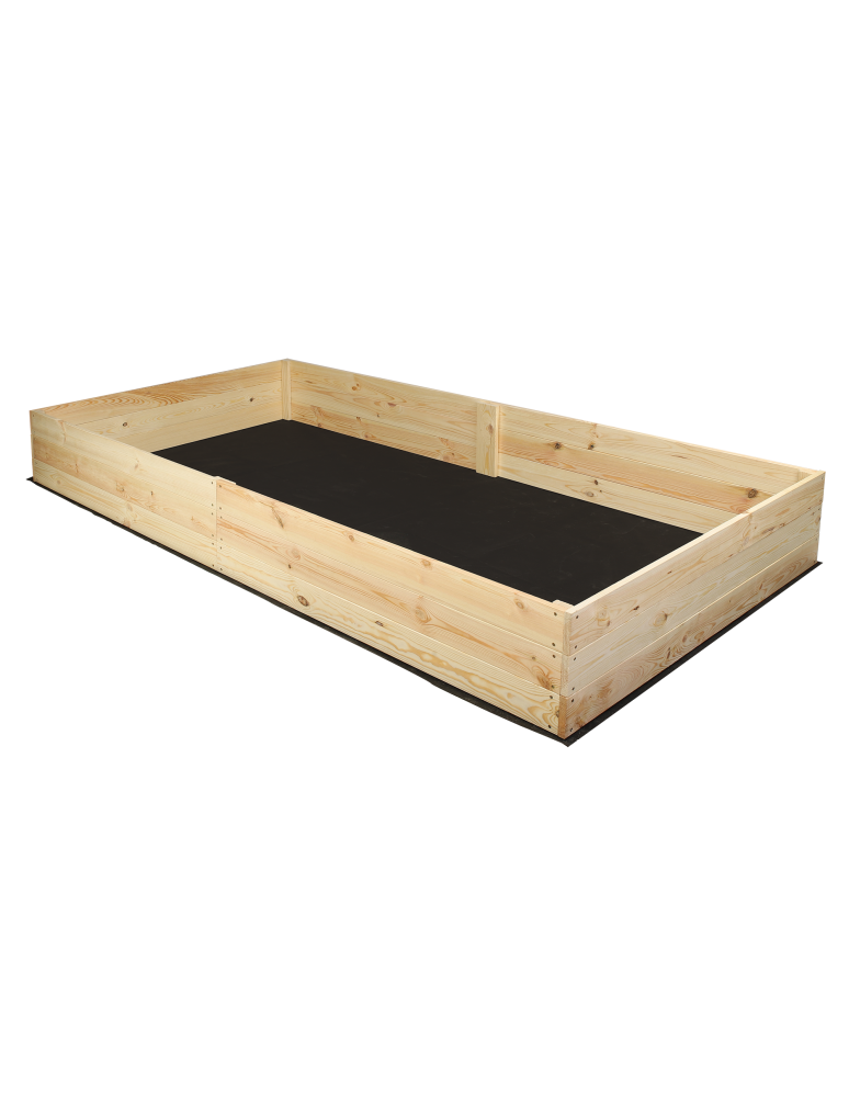 Blumenkasten und Hochbeete - Hochbeet Pflanzkasten Blumenkasten Gemüsebeet Holz Garten ZP06/27x237x100 cm/Kiefernholz Unbehandelt - product new.modo24.de 3