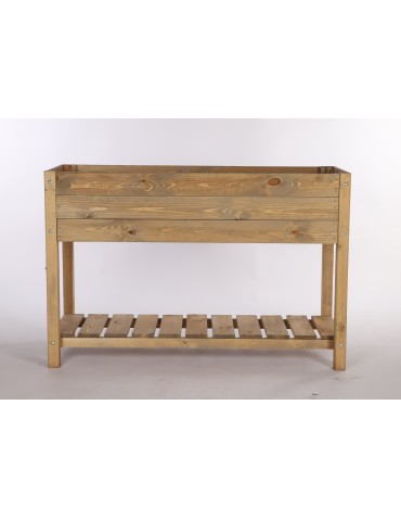 Hochbeet aus  Kiefernholz, Serie OBM, HxBxT, 78x118x40 cm/gebeizt in Braun - product 2