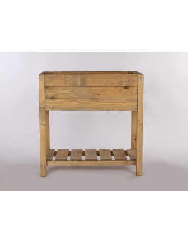 Hochbeet aus  Kiefernholz, Serie OBM, HxBxT, 78x040x78 cm/gebeizt in Braun - product 2
