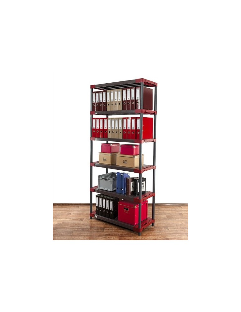 Kellerregale/Garagenregale - Plastikregal Kunststoffregal Steckregal  Jupiter-6-140 (222x140x46), 6 Böden, GRÜN - product new.modo24.de 7