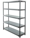 Plastikregal Kunststoffregal Steckregal  Tytan-5-130 (180x130x46), 5 Böden, GRÜN