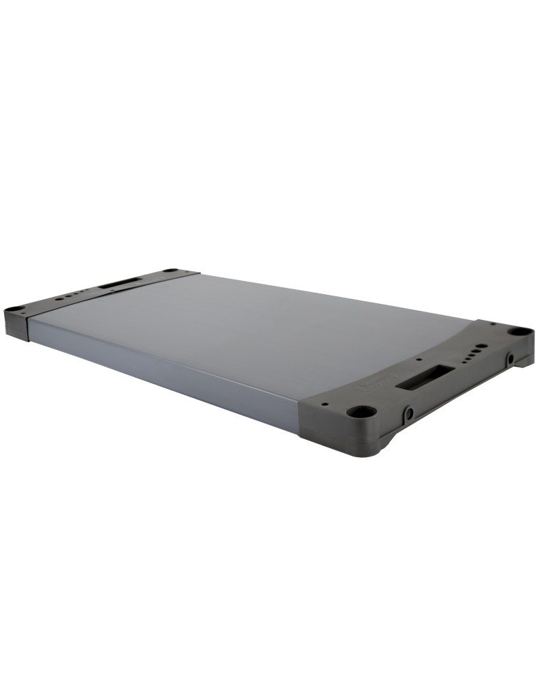 Kunststoffregale - Zusatzboden zu Plastikregal Jupiter, JUP_P_130_SZAR,  Breite 130 cm, Tiefe 46 cm, Farbe GRAU - product new.modo24.de 1