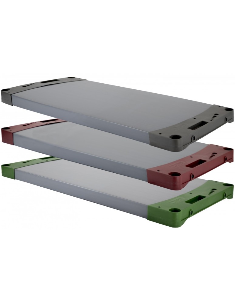 Kunststoffregale - Zusatzboden zu Plastikregal Tytan, TYT_P_110_ZIEL,  Breite 110 cm, Tiefe 46 cm, Farbe GRÜN - product new.modo24.de 4