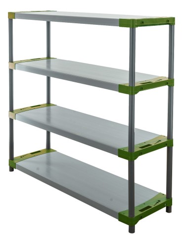 Kunststoffregale - Zusatzboden zu Plastikregal Tytan, TYT_P_150_ZIEL,  Breite 150 cm, Tiefe 46 cm, Farbe GRÜN - product 3