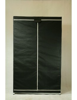 Schutzhülle für Kunststoffregal (Jupiter/Tytan) mit der Höhe 138 cm , Breite 100 cm,  Tiefe 46 cm, Farbe SCHWARZ