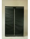 Schutzhülle für Kunststoffregal (Jupiter/Tytan) mit der Höhe 180 cm , Breite 70 cm,  Tiefe 46 cm, Farbe SCHWARZ