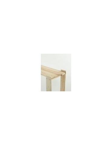 Holzregal Lagerregal Kellerregal Maxi 3WP+(115x85x50), 4 Massivböden, unbehandelt - product 2