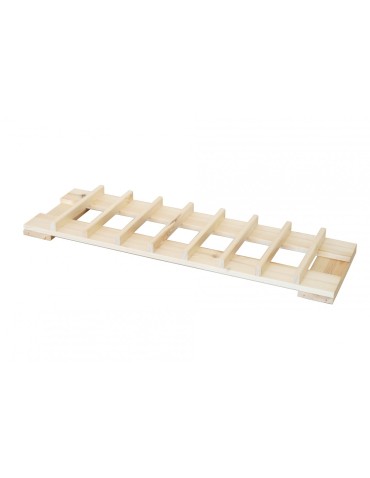 Holzregal Lagerregal Kellerregal Maxi RW-4LP (166,4x80x30), 4 Massiv Böden + 2 Weinböden, unbehandelt - product 2