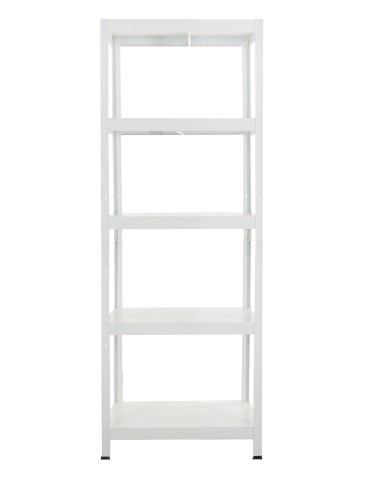 Metallregale - Metallregal ganz aus Metall Elara EW_180x060x40_5_130, 5 Böden,  weiss - produkt 2
