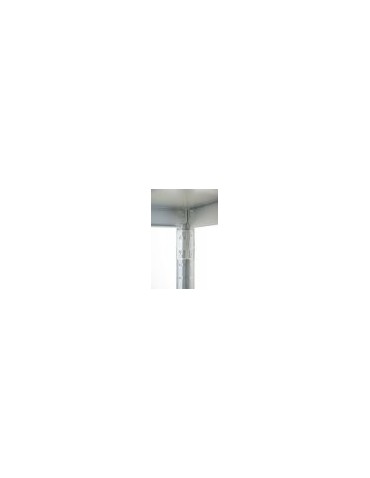 Metallregale - Metallregal ganz aus Metall Elara EW_180x060x40_5_130, 5 Böden,  weiss - produkt 3