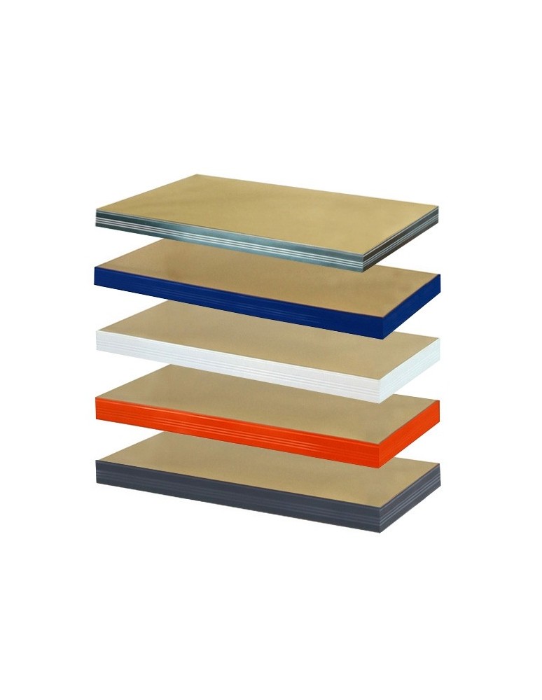 Metallregale - Zusatzboden HO_040 x 040_P zu Metallregal Helios, Traglast: 175 Kg,  Farbe: ORANGE - produkt new.modo24.de 2