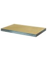 Zusatzboden HZ_075 x 35_P zu Metallregal Helios, Traglast: 350 Kg,  Farbe: VERZINKT