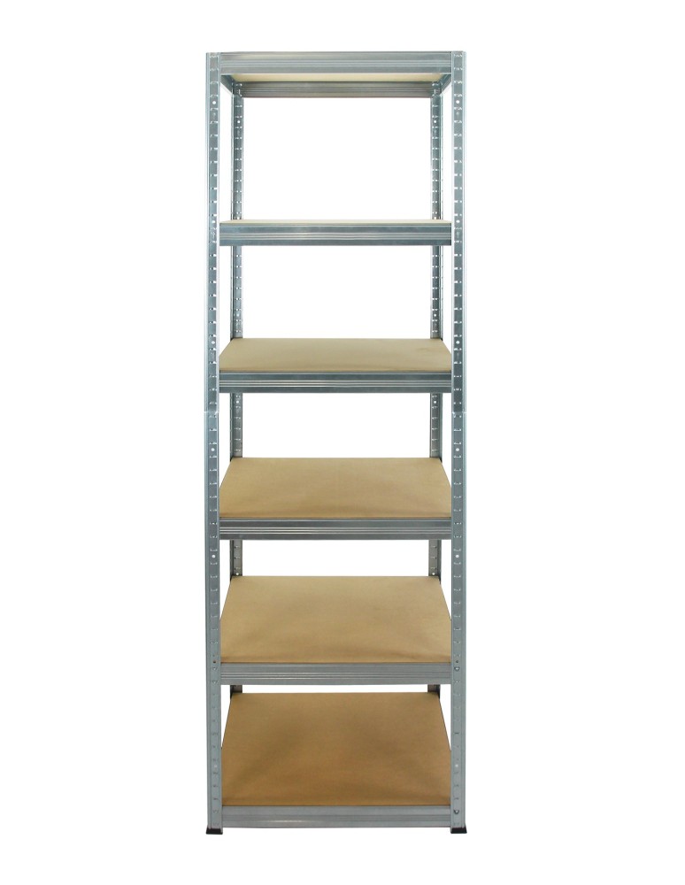 Kellerregale/Garagenregale - Metallregal Werkstatt Schwerlastregal Helios HZZ_213x060x60_6 Böden, Traglast: 175 Kg, Farbe: Verzinkt - produkt new.modo24.de 2