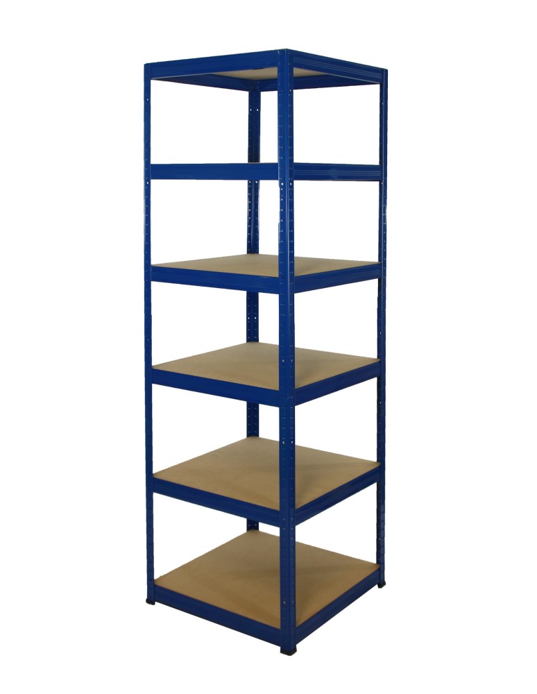 Kellerregale/Garagenregale - Metallregal Werkstatt Schwerlastregal Helios HNN_213x060x60_6 Böden, Traglast: 175 Kg, Farbe: BLAU - product new.modo24.de 1