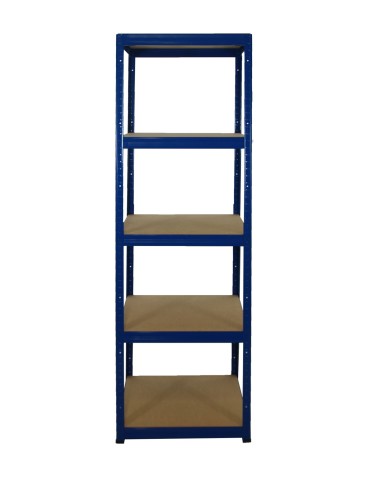 Metallregal Werkstatt Schwerlastregal Helios HNN_213x050x50_5 Böden, Traglast: 175 Kg, Farbe: BLAU - product 2