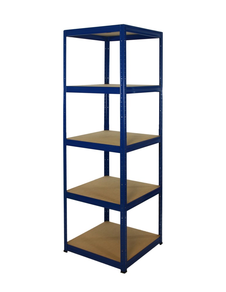 Kellerregale/Garagenregale - Metallregal Werkstatt Schwerlastregal Helios HNN_213x050x50_5 Böden, Traglast: 175 Kg, Farbe: BLAU - product new.modo24.de 1